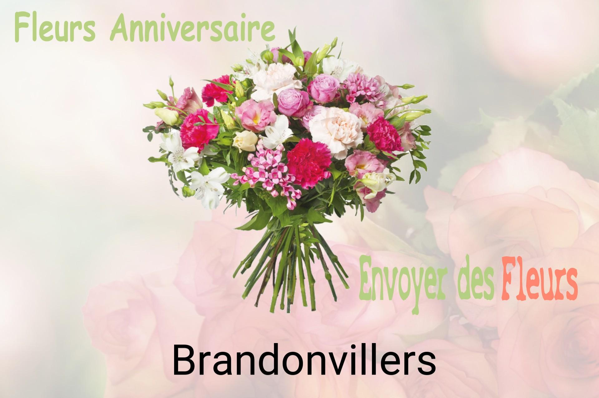 Bouquet de fleurs d’anniversaire livré à Brandonvillers